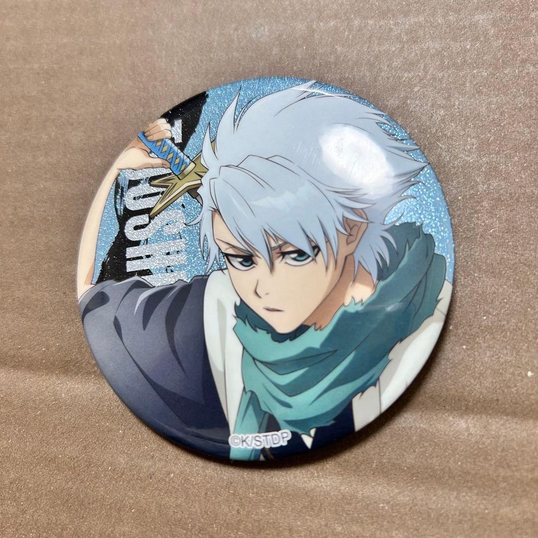 12 BLEACH 日番谷冬獅郎 グリッター缶バッジ ブリーチ ジャンプ