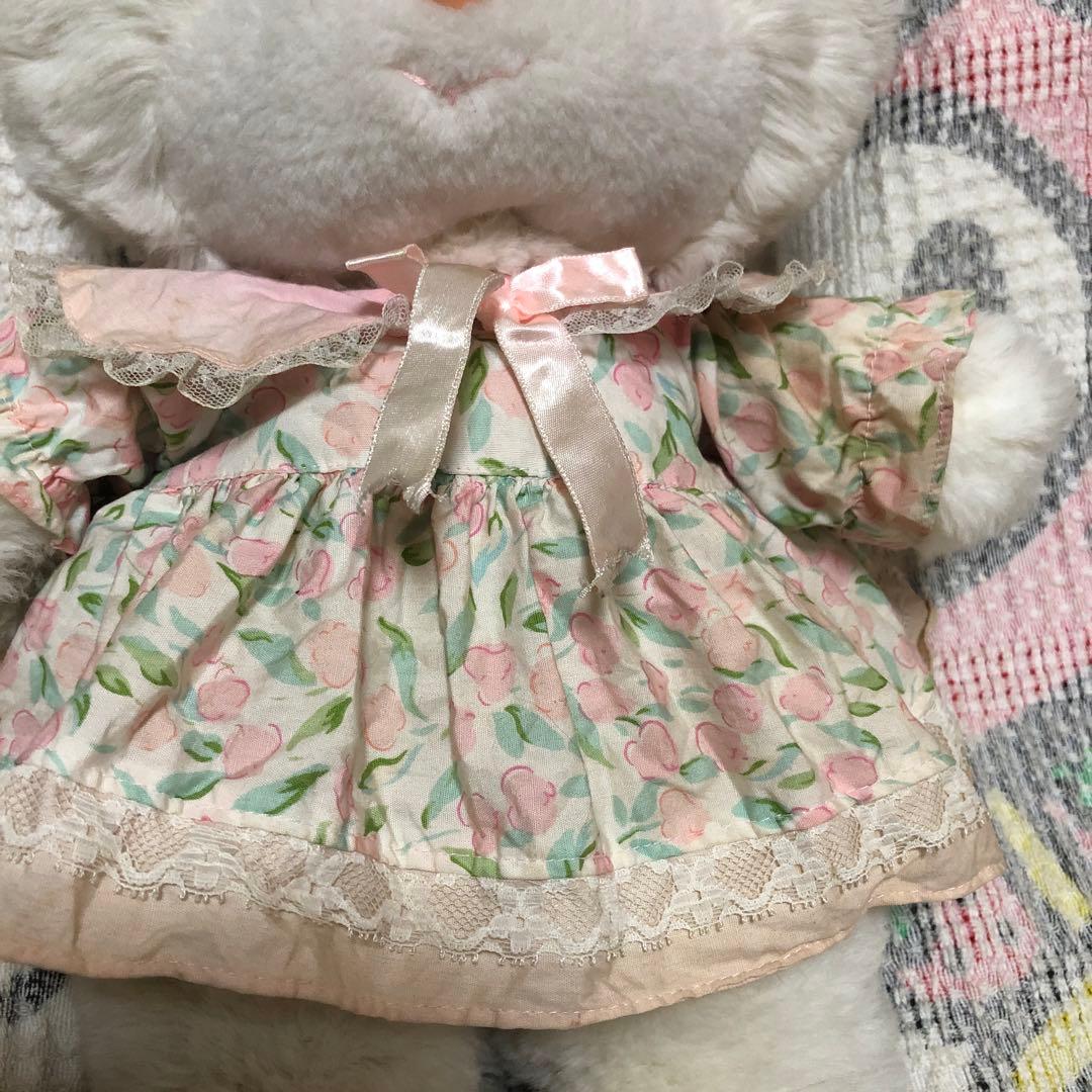 当時の物 昭和レトロ ヴィンテージ 吉徳 クリーミー ぬいぐるみ 中古品