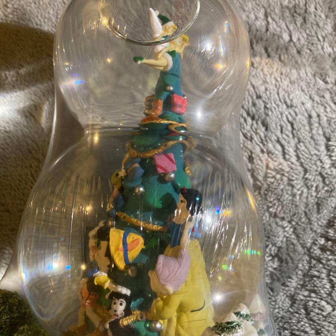 ディズニー　スノーグローブ　スノードーム　オルゴール