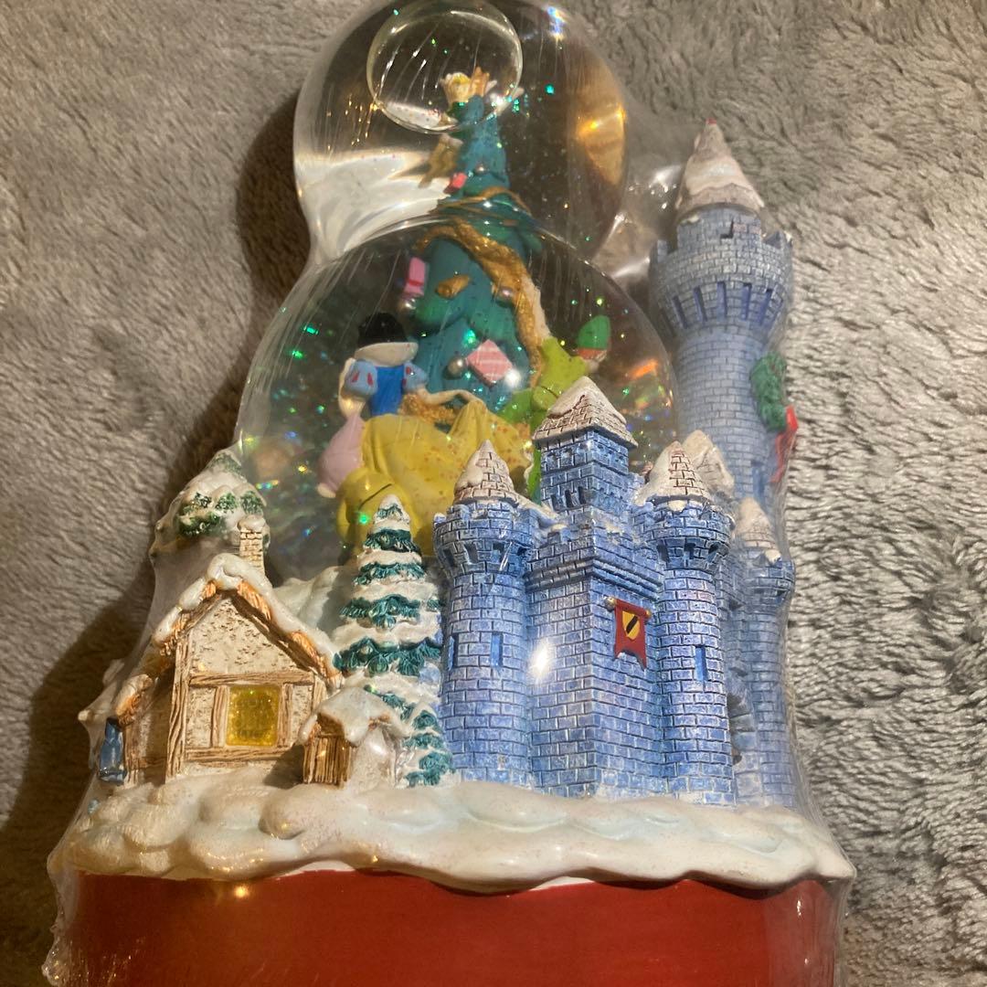ディズニー　スノーグローブ　スノードーム　オルゴール