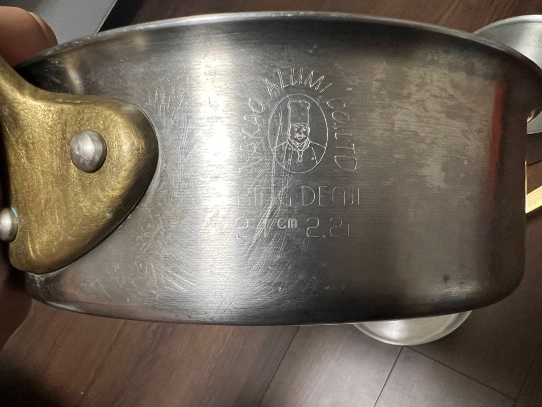 King denji キングデンジ　ステンレス　片手鍋　4つセット