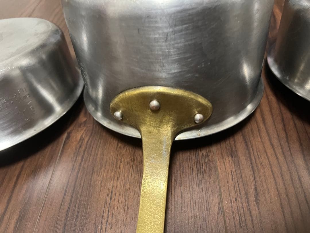 King denji キングデンジ　ステンレス　片手鍋　4つセット