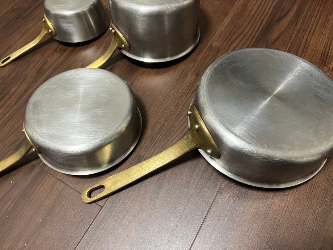 King denji キングデンジ　ステンレス　片手鍋　4つセット