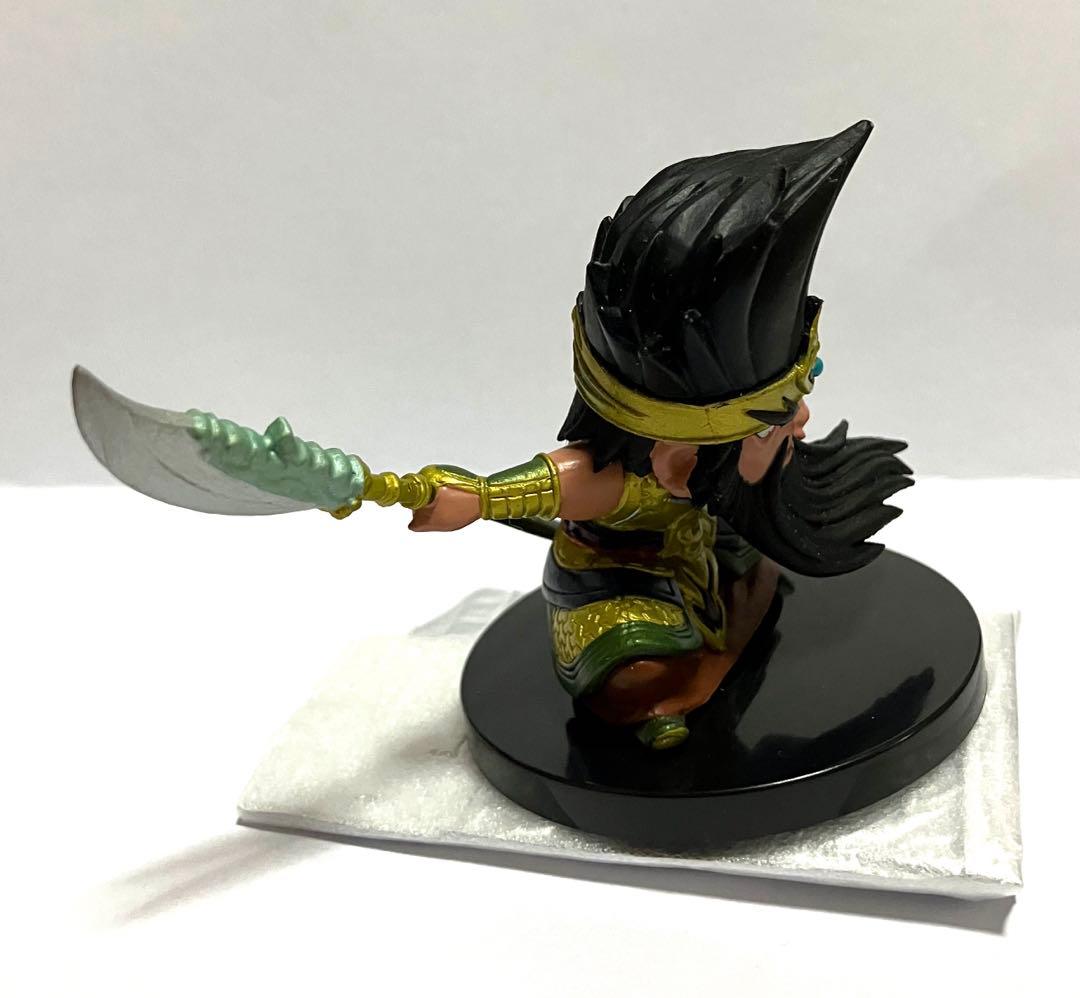 真・三國無双5 英傑ミニフィギュア vol.1 関羽 かんう 当時の台紙付き