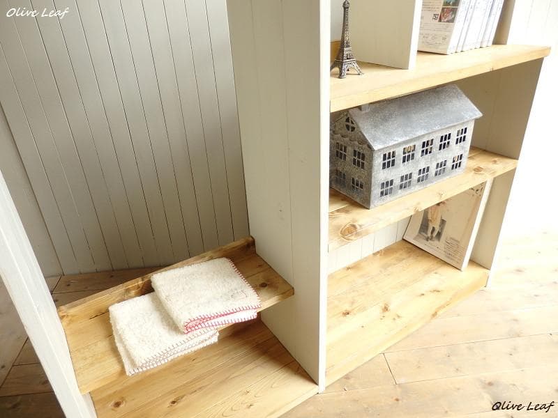 サイズ、デザインオーダー可！○お子様用ハンガーラック○シャビー