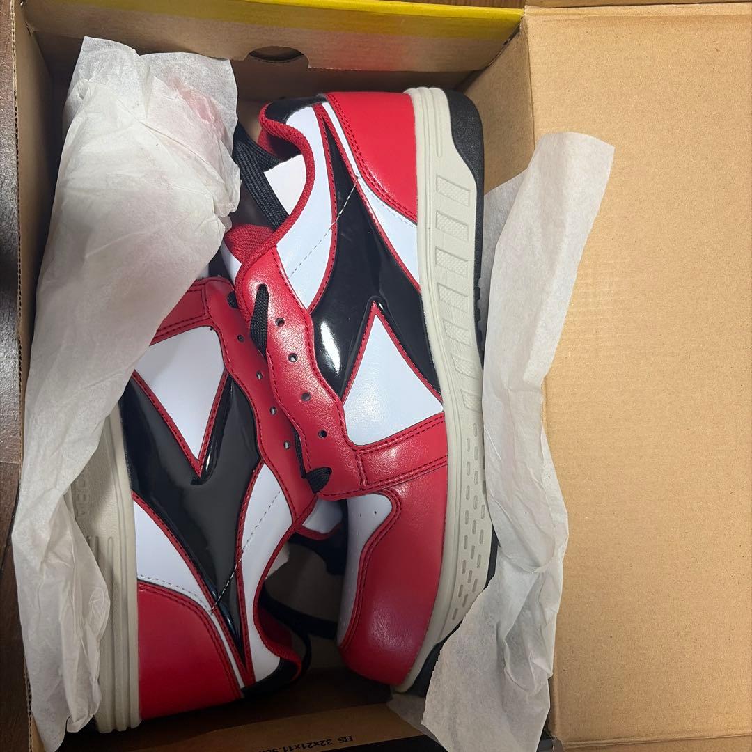 DIADORA 安全靴 ホワイト/レッド/ブラック