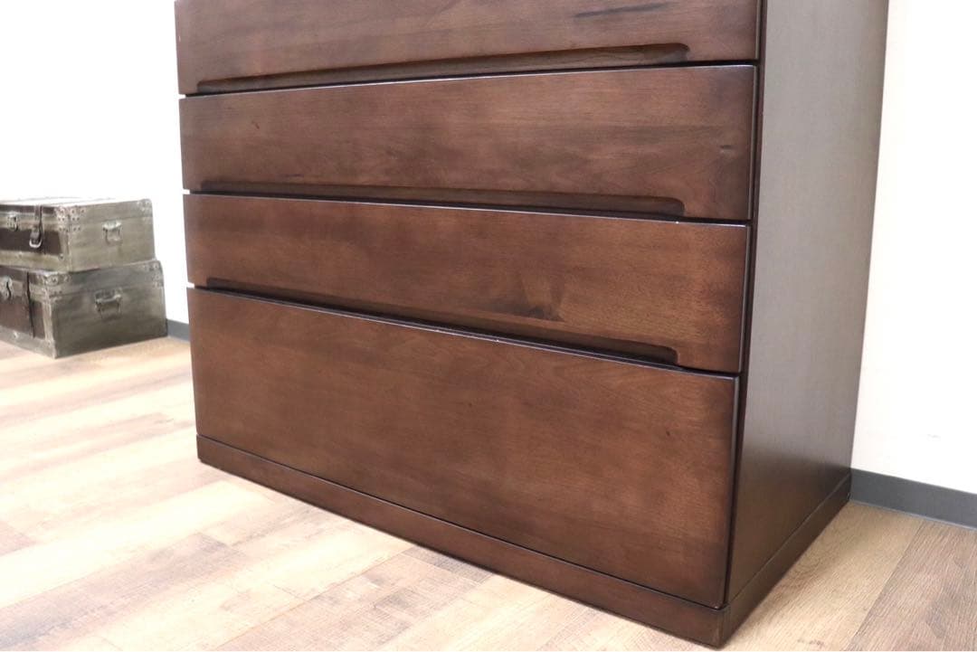 GMHS31○IDC大塚家具 7段チェスト 整理箪笥 ハイチェスト 収納家具