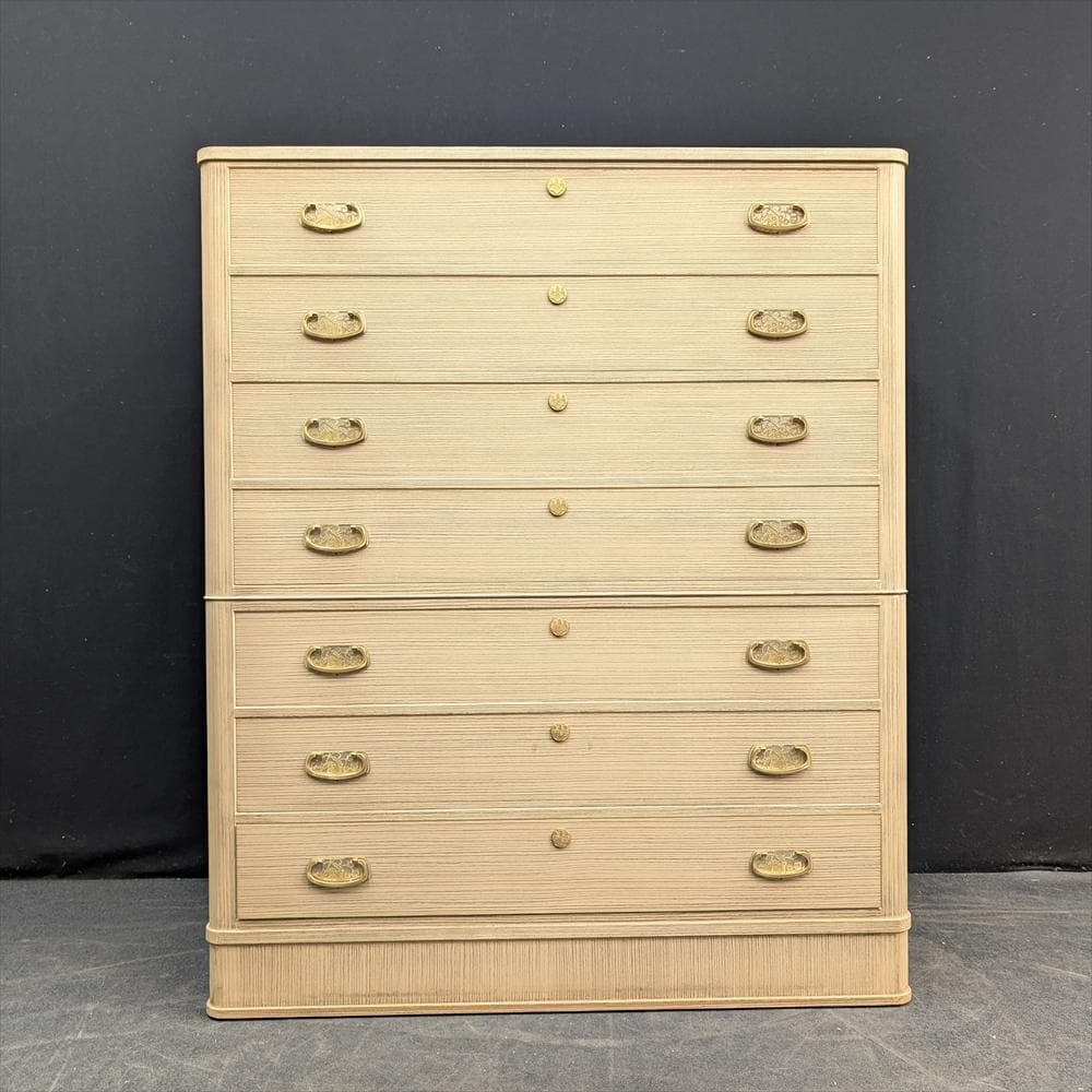 美品　総桐　桐箪笥　整理箪笥　和箪笥　箪笥　タンス　チェスト　引き出し　民藝