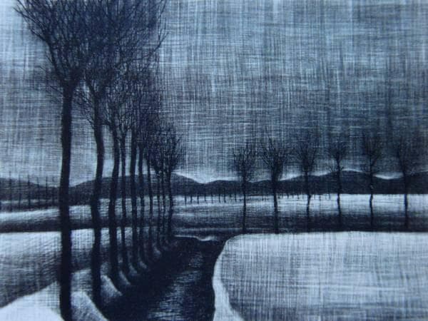 加山又造、越後雪景、希少画集画、新品額装、状態良好 - メルカリ