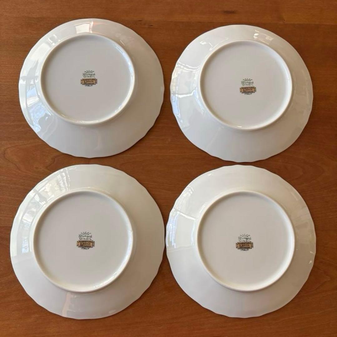 リチャードジノリ　コックドール　プレート4枚セット