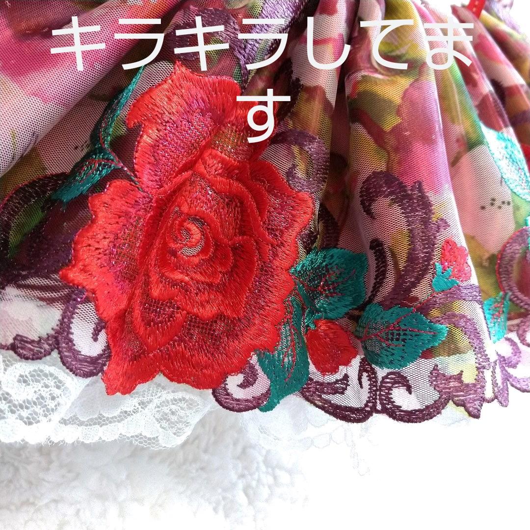 793.ウィッシュミーメル♡メルメルドール☆コスチューム♡赤薔薇刺繍