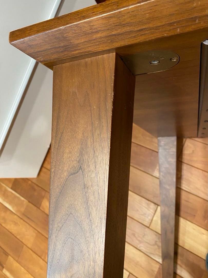 柏木工 ダイニングテーブル 90cm ウォールナット 飛騨家具 北欧 たの