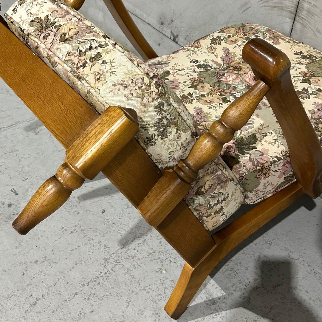 ✦80s✦ コスガ家具 KOSUGA 1Pソファ アームチェア｜昭和 ゴブラン織