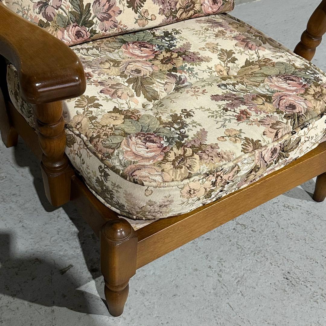 ✦80s✦ コスガ家具 KOSUGA 1Pソファ アームチェア｜昭和 ゴブラン織