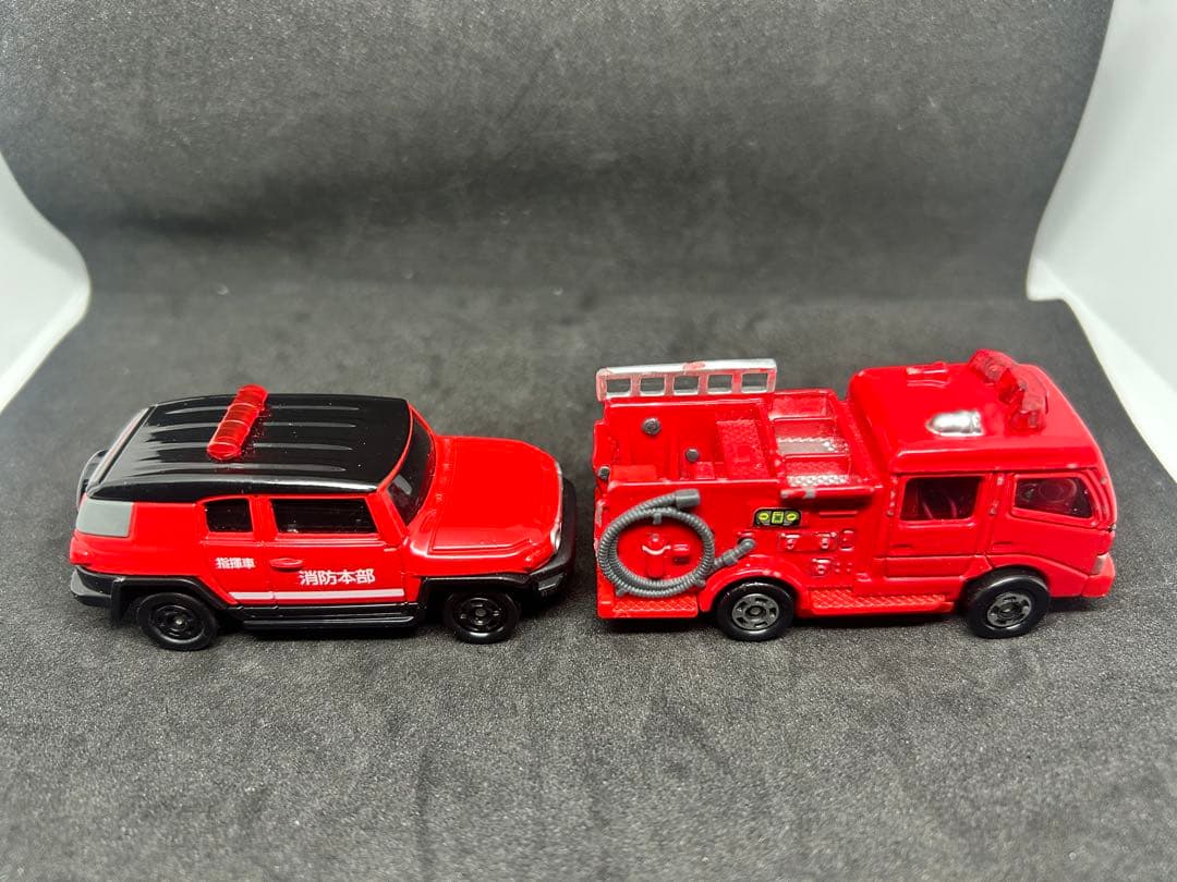 テコロジートミカ★消防車・救急車ミニカー4台セット
