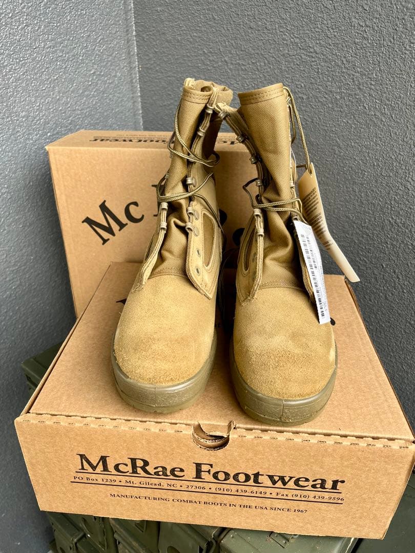 米軍放出未使用品McRae USMCコンバットブーツ 8.5R(26.5)ラスト