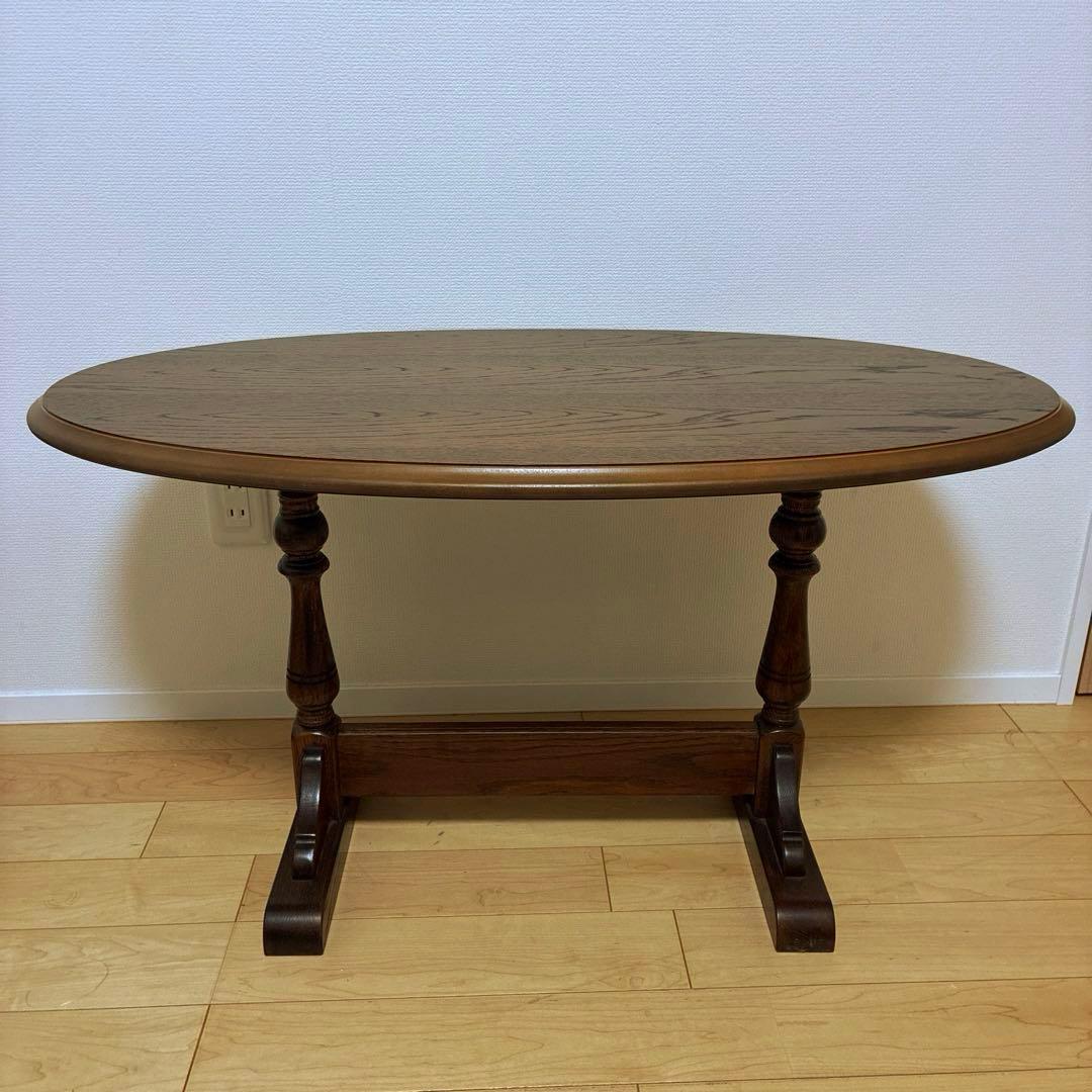 三越ブルージュ カントリーハウス オーバル型センターテーブル