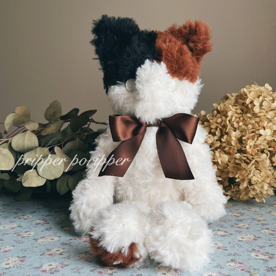 sample みけねこのあみぐるみ　ふわふわ　大きめ　三毛猫　猫　ぬいぐるみ