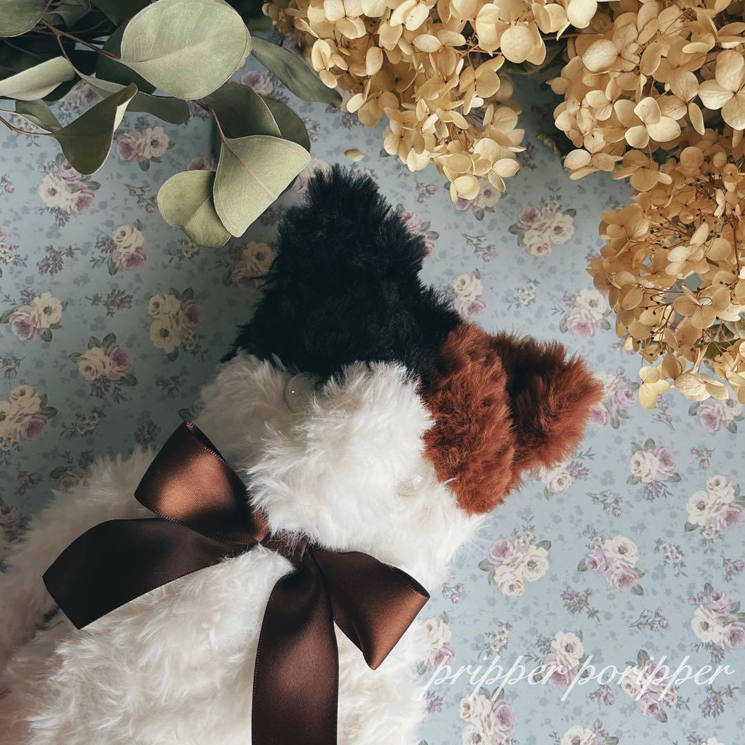 sample みけねこのあみぐるみ　ふわふわ　大きめ　三毛猫　猫　ぬいぐるみ