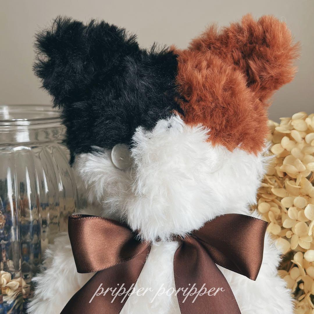 sample みけねこのあみぐるみ　ふわふわ　大きめ　三毛猫　猫　ぬいぐるみ