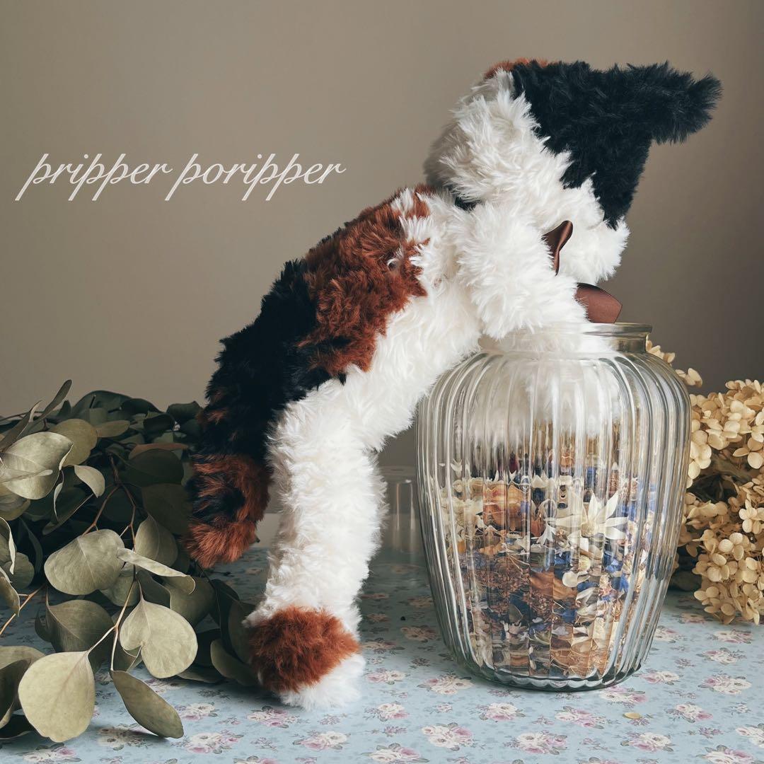 sample みけねこのあみぐるみ　ふわふわ　大きめ　三毛猫　猫　ぬいぐるみ