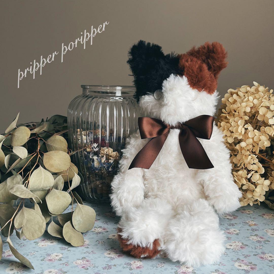 sample みけねこのあみぐるみ　ふわふわ　大きめ　三毛猫　猫　ぬいぐるみ