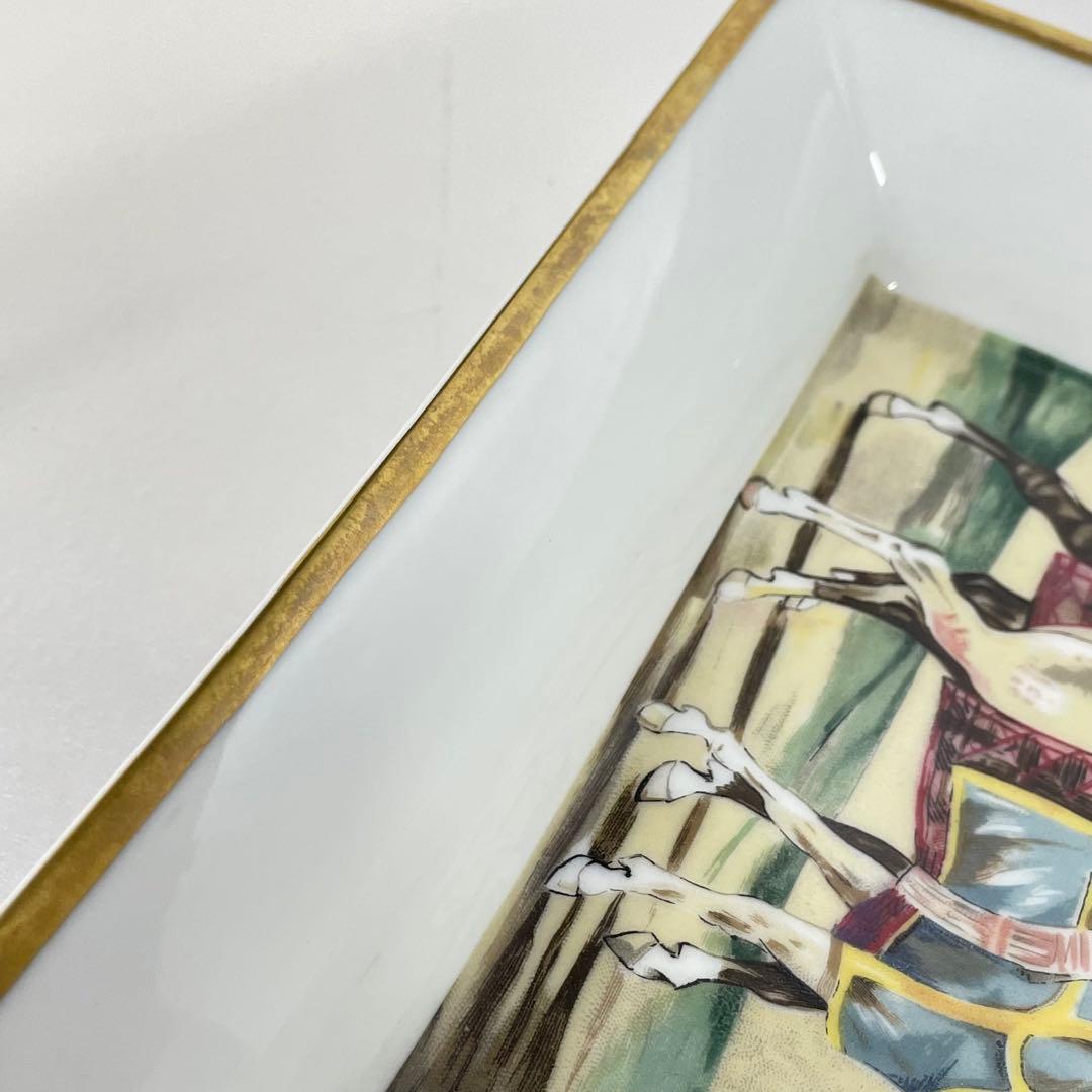 た*ま様 HERMES エルメス　灰皿　アッシュトレイ　陶器　マルチカラー