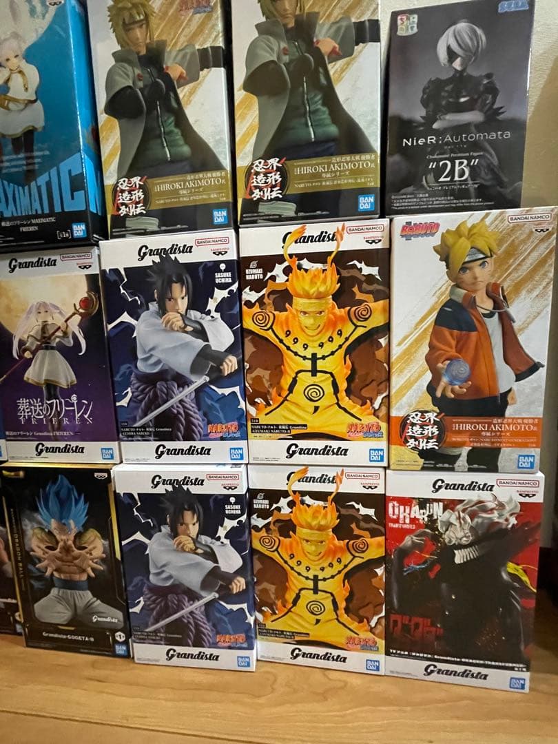 ジャンプ系　プライズ　フィギュア　17点　まとめ　ドラゴンボール　ナルト　鬼滅他