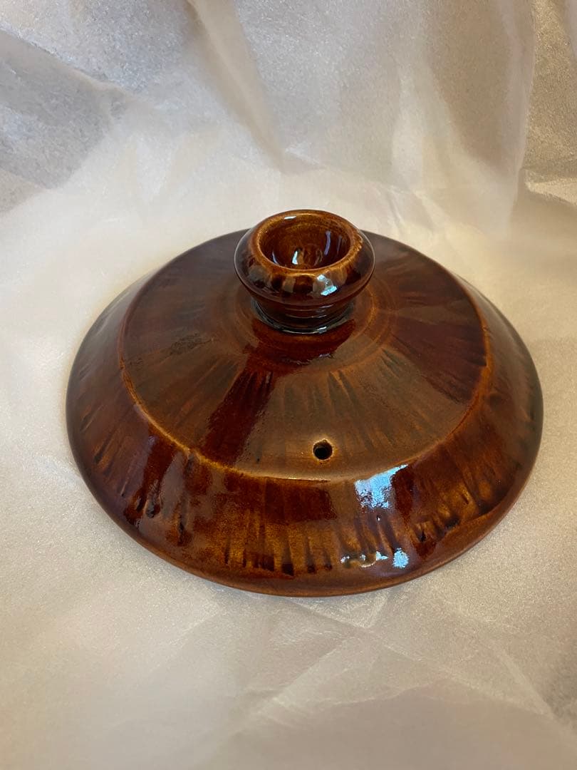 雲井釜　飴秞20cm陶器製土鍋