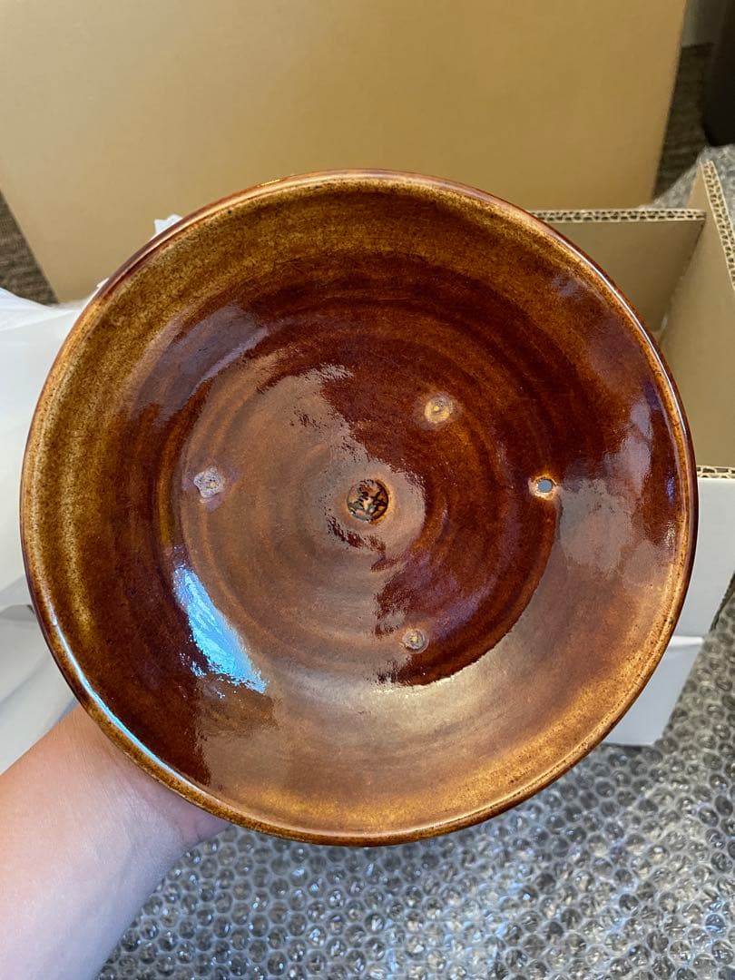 雲井釜　飴秞20cm陶器製土鍋