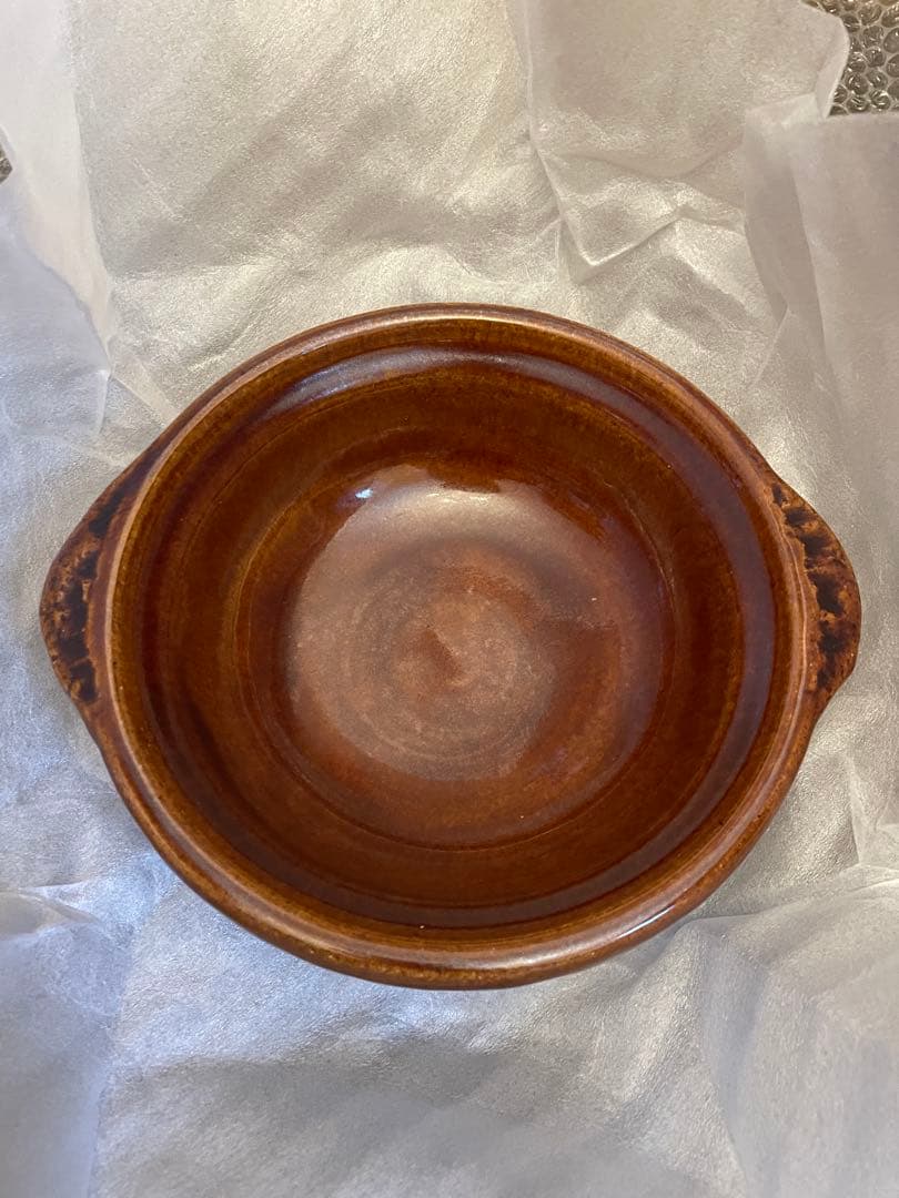 雲井釜　飴秞20cm陶器製土鍋