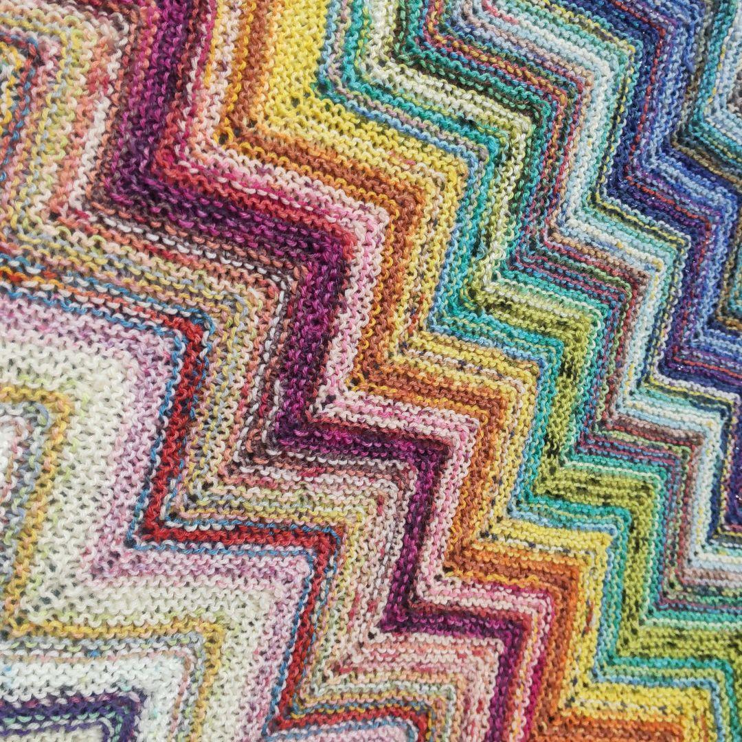 カラフル　ジグザグ　ブランケット 2