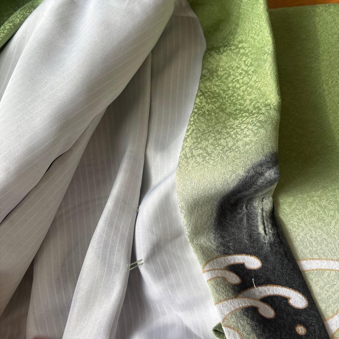 と*︎様 七五三3歳～5歳 男の子 着物 袴セット 龍柄 グリーン系