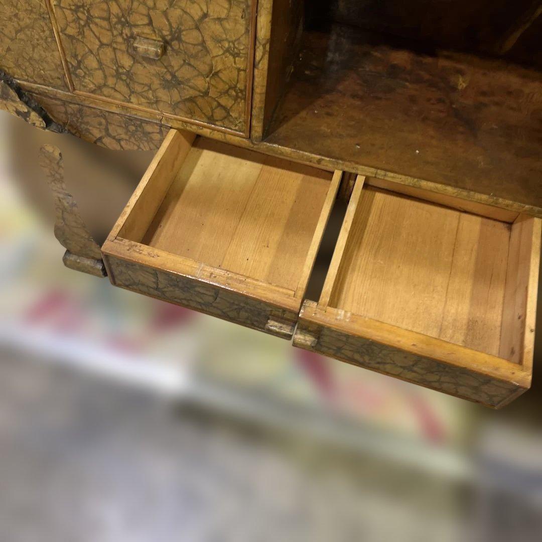 【和家具】茶棚◆収納棚◇円形◆珍しい品◇