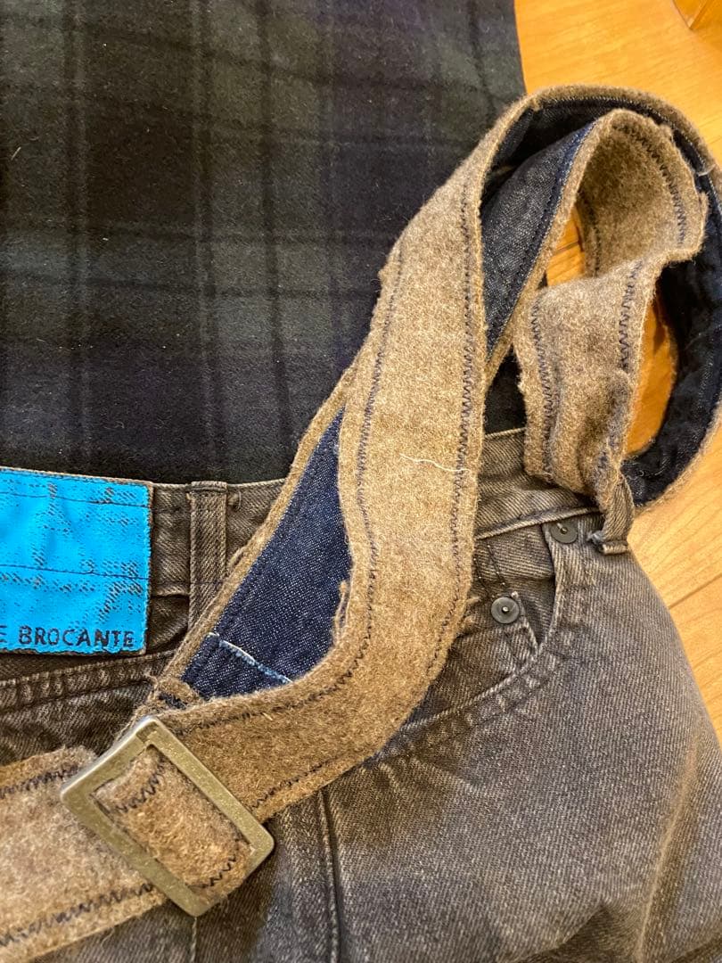 TIGRE BROCANTEハンドリメイクメッセンジャーバッグ 激レア品！