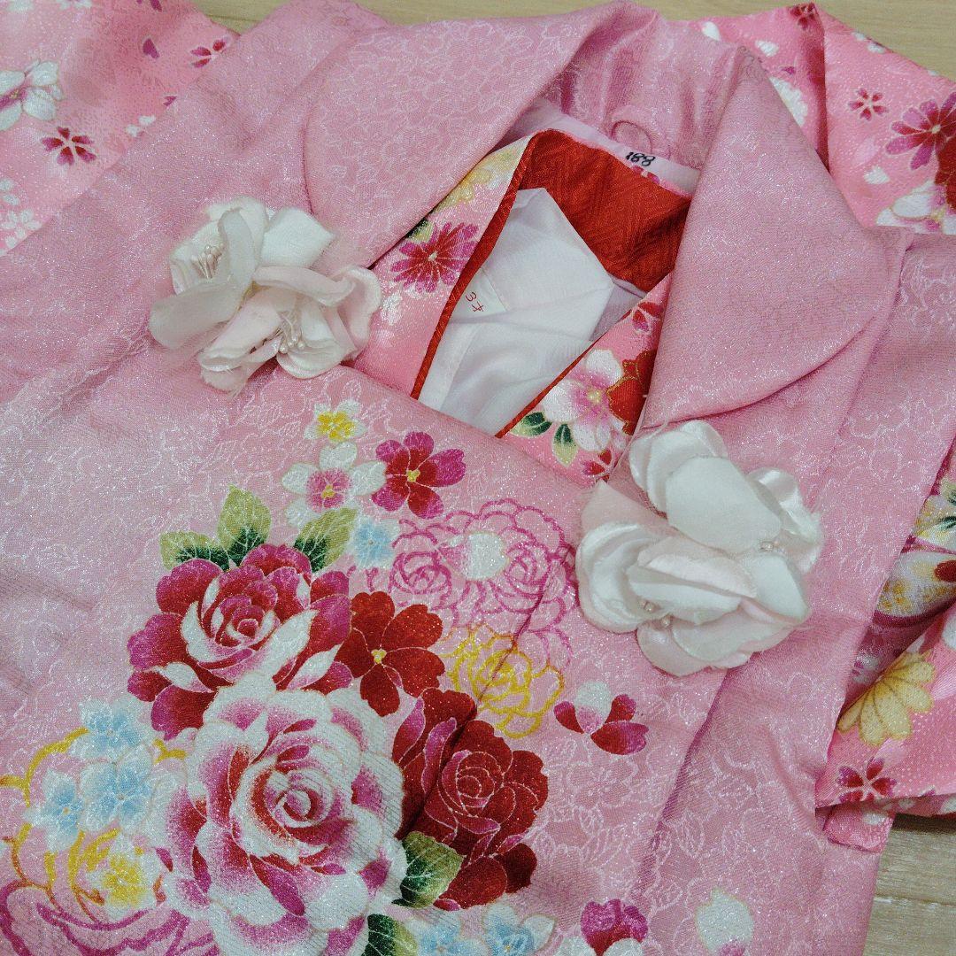 七五三○七五三着物○被布セット○着物○被布○3歳女の子○キッズ着物○襦袢○新品