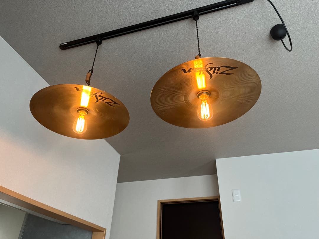 キャンペーン電球付き　Aジルジャン16インチ　ペンダント照明　シンバル照明