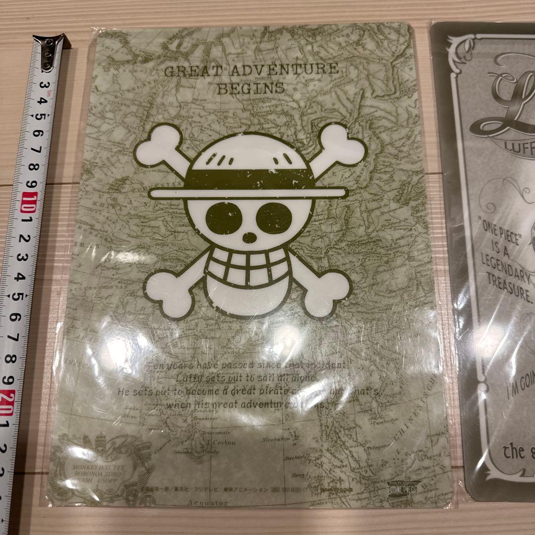 ワンピース　下敷き　2点　レトロ