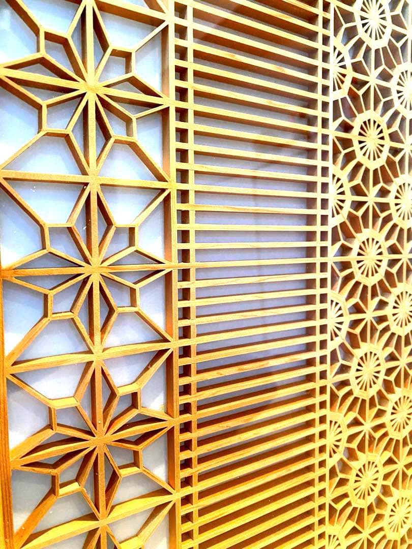 組子細工 衝立 パーテーション 伝統工芸品 - メルカリ