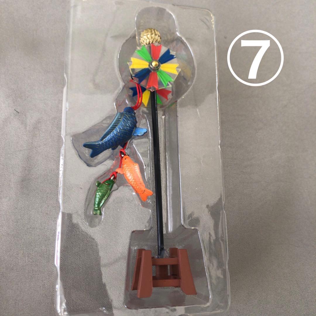 【貴重】ミニ五月人形 豪華 ３段飾り 赤鎧拵え (全10種セット)