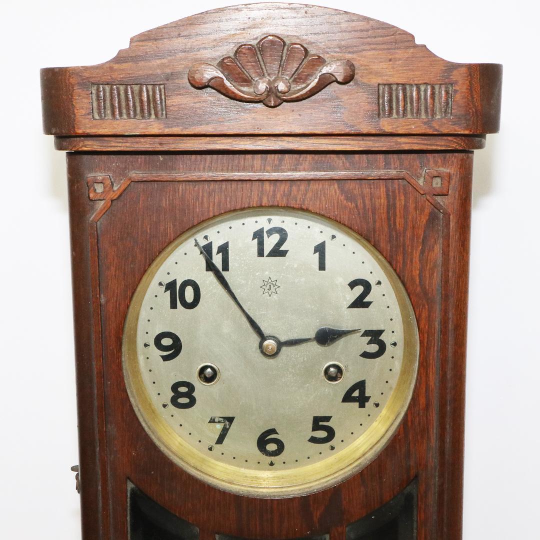 ドイツ製 JUNGHANS ユンハンス 柱時計 手巻