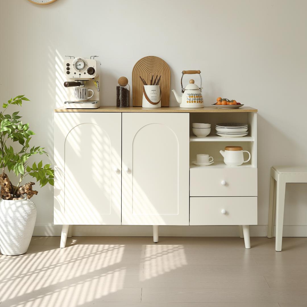 キャビネット サイドボード チェスト 収納棚 北欧おしゃれ 幅118 NxW