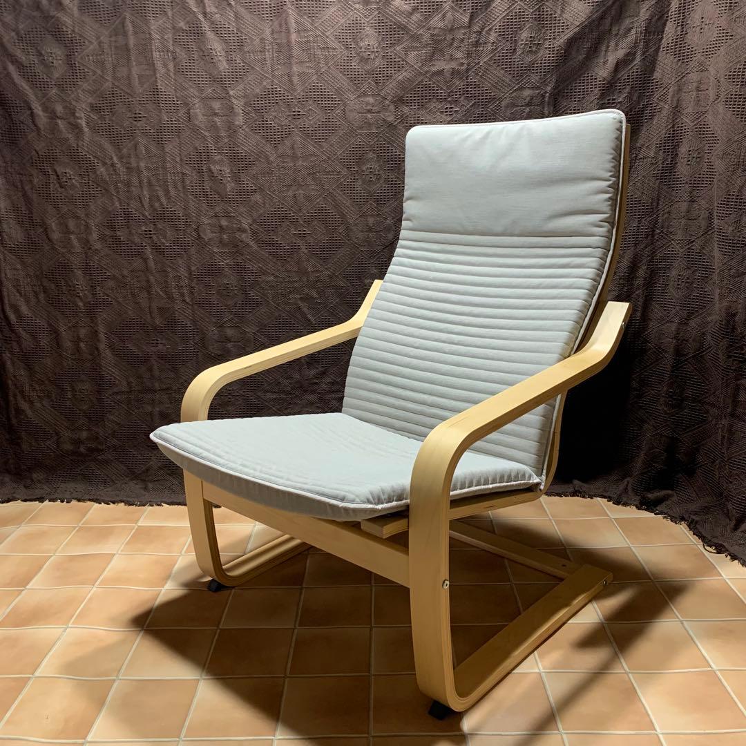 極美品】IKEA イケア POANG ポエング アームチェア パーソナルチェア