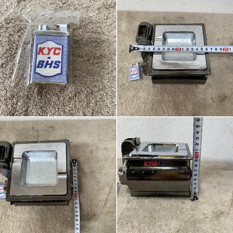 KYC-BHS 灰皿　小型　卓上　1000台達成記念品　ライター付きXZ3919