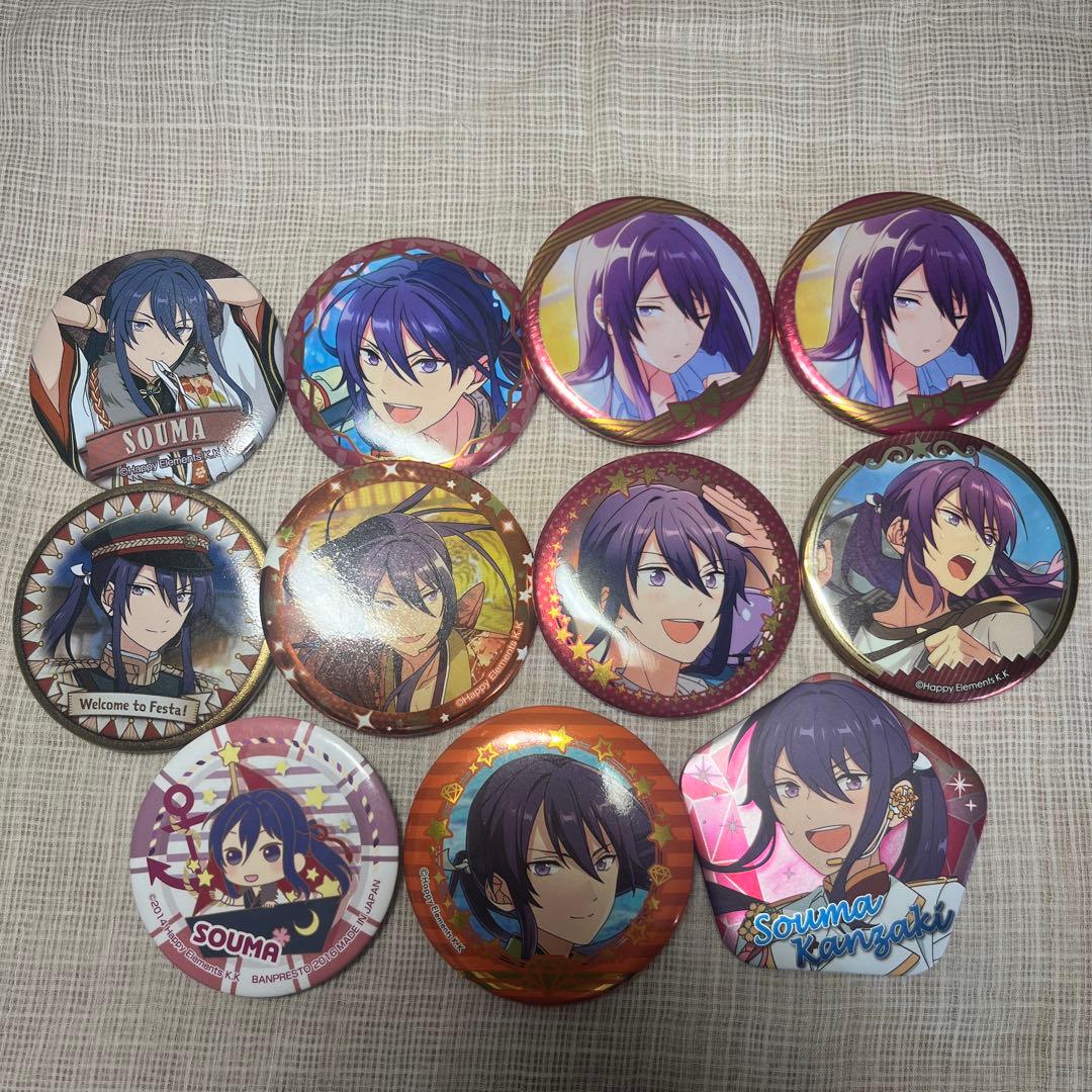 あんスタ！！ 神崎颯馬 紅月 缶バッジ まとめ売り - メルカリ