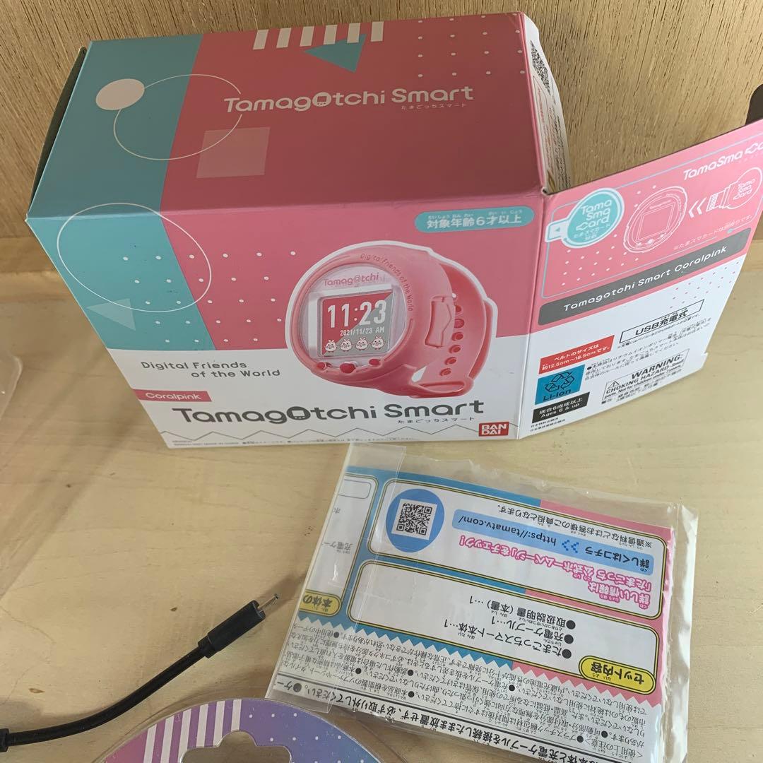 たまごっちスマート コーラルピンク たまスマカードレインボーフレンズ