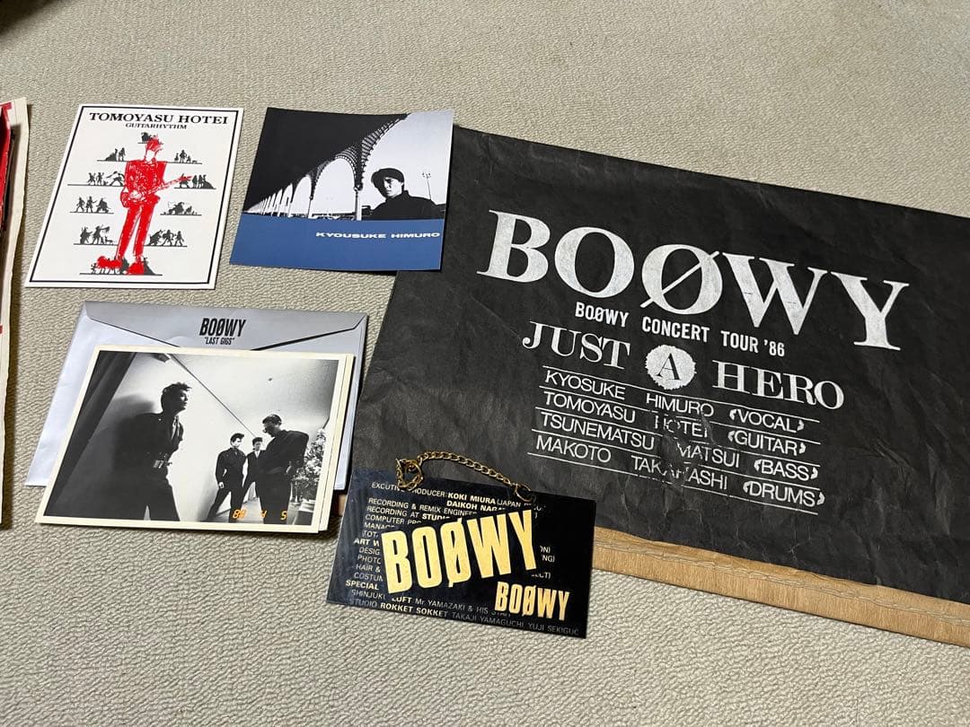 【希少】BOOWY 関連 グッズ 多数まとめ売り