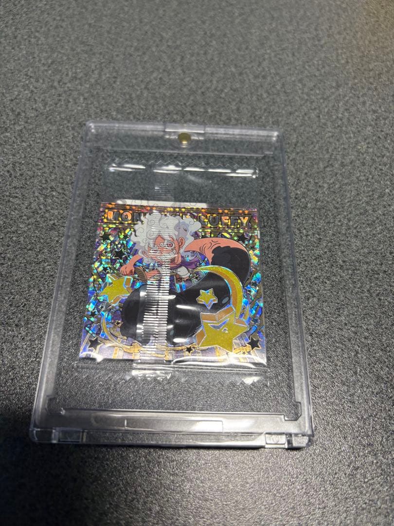 ワンピースウエハースLOG12 ゴールドパラレル USGR ニカ ルフィ 表裏