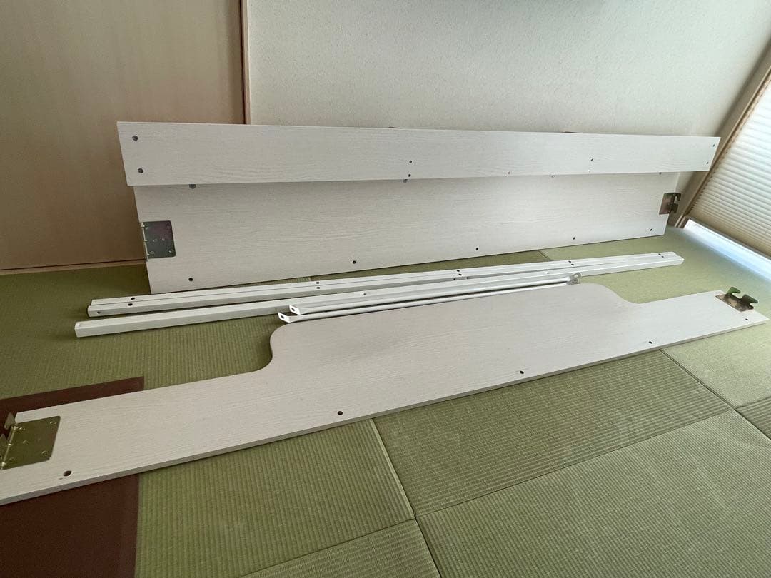 ホワイト ロフトベッド シングルサイズ