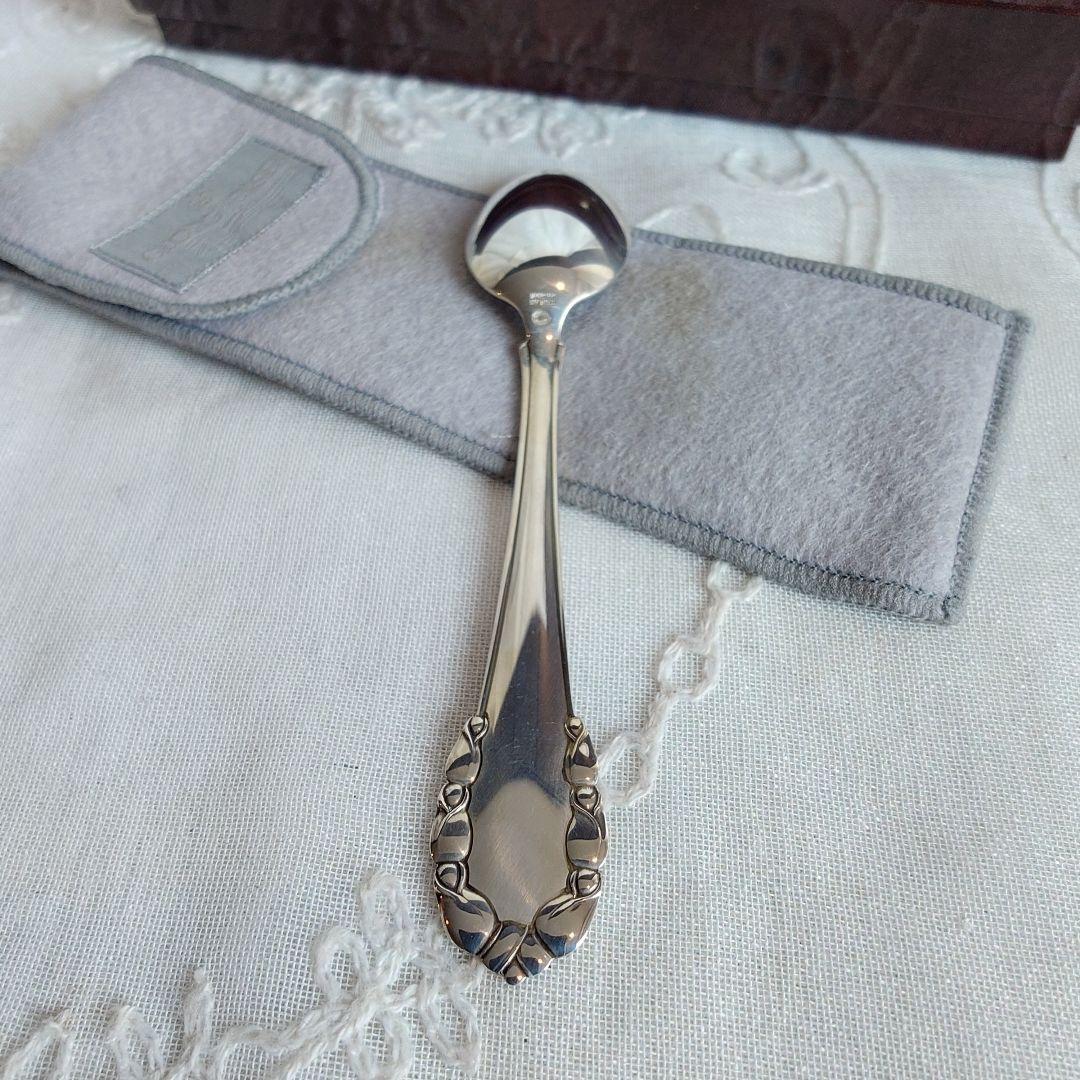 ジョージ・ジェンセン　リリー・オブ・ザ・バレー　純銀製　スプーン